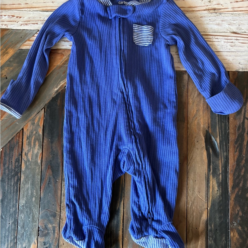 Baby Boy Carter's Striped 2-Way Zip Sleep & Play